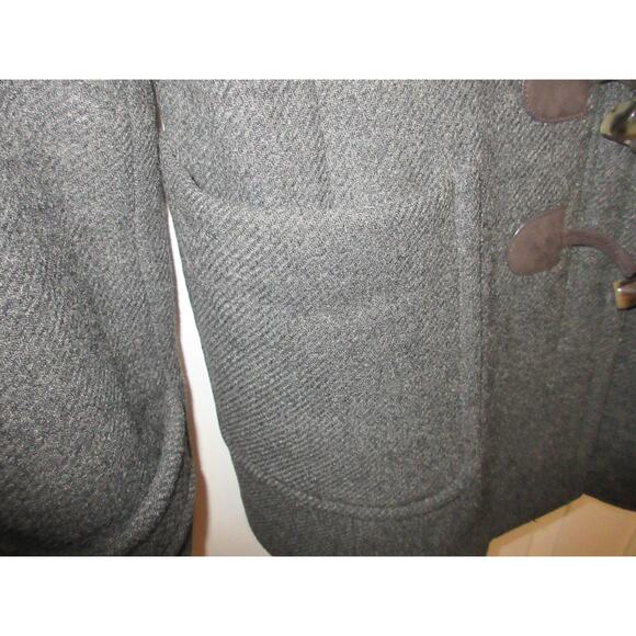 Banana Republic Women's Gray Pea Coat Wool Blend Toggle Button XS Pockets - Picture 7 of 12